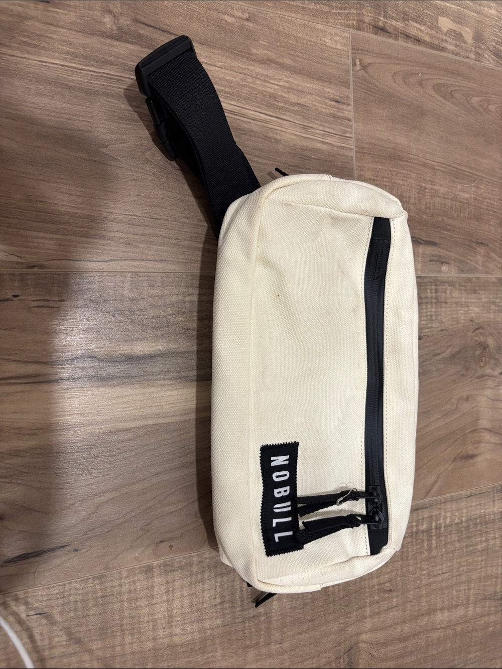 NOBULL Ivory Crossbody Belt Bag Fanny Pack Unisex Adjustable Sling Bag